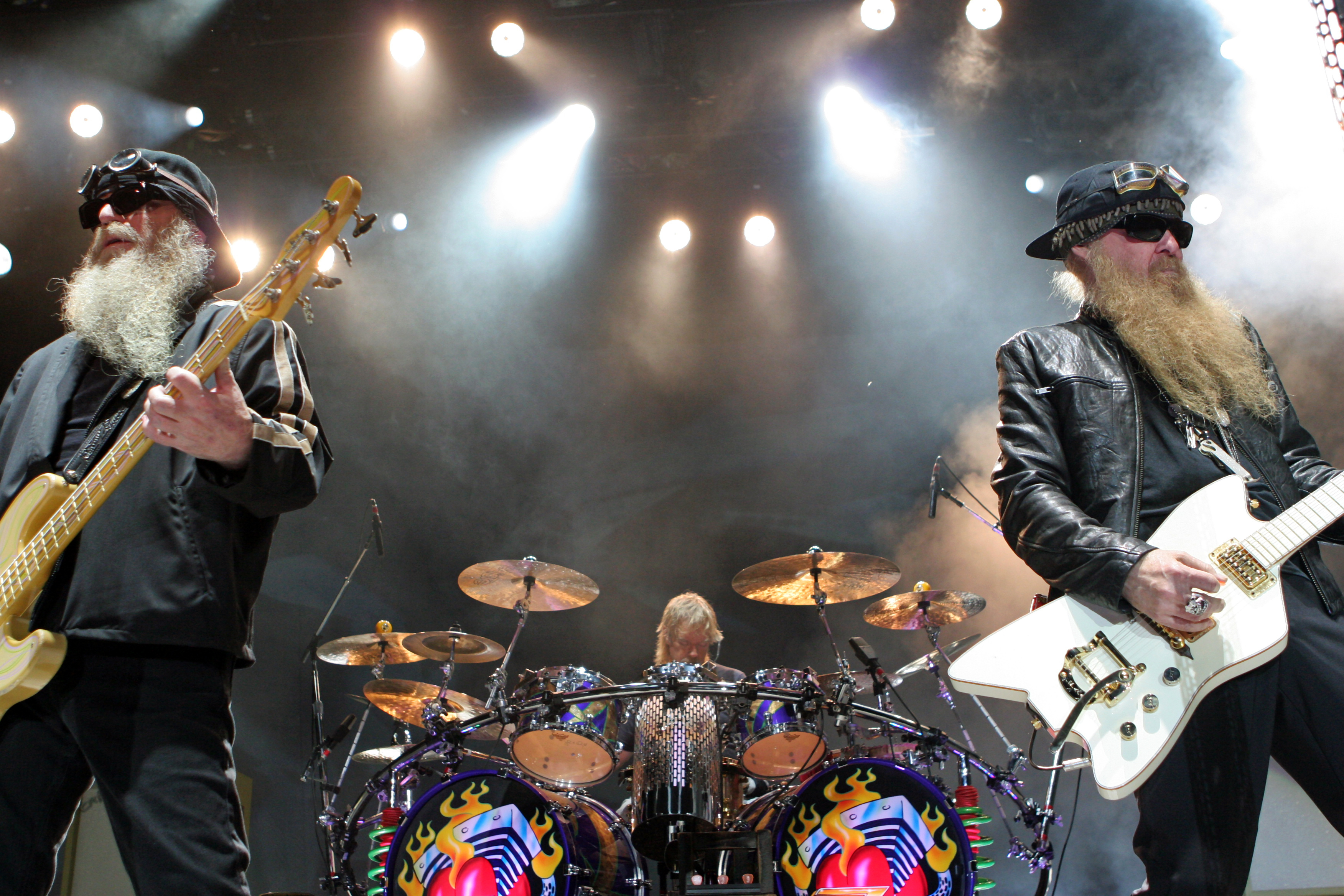 ZZ Top in concert